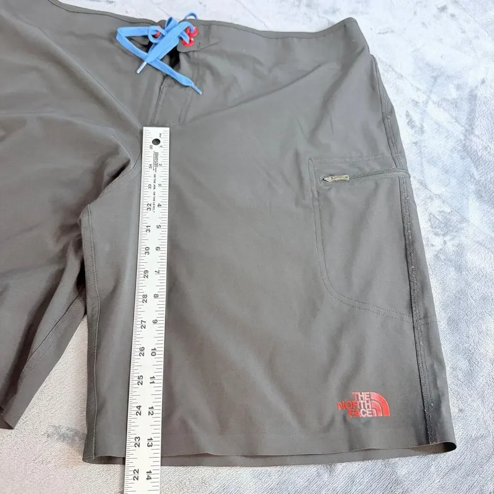 The North Face Board Shorts Men's 36 Black Swim Trunks beach pool vacation